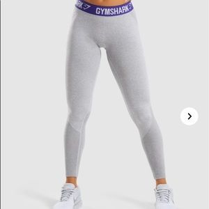 Gymshark Flex Legging light Grey/Marl Indigo Sz S